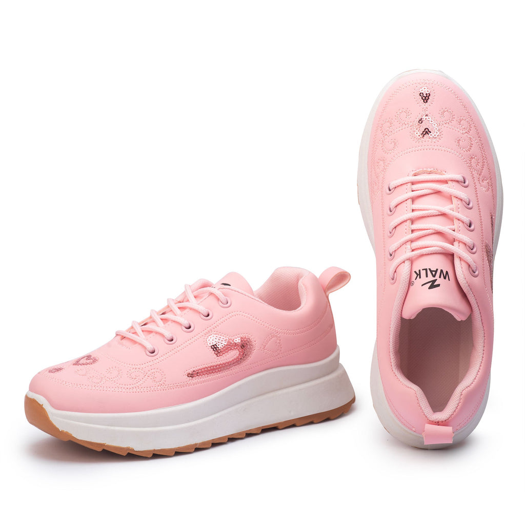 Sparkle & Step: Women’s Sequined Fashion Sneakers