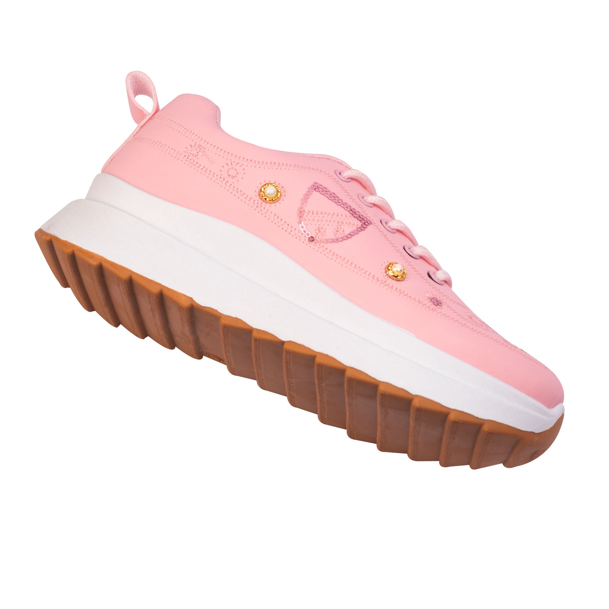 Women’s Luxe 2-Inch "Tall-Step" Embellished Loafers